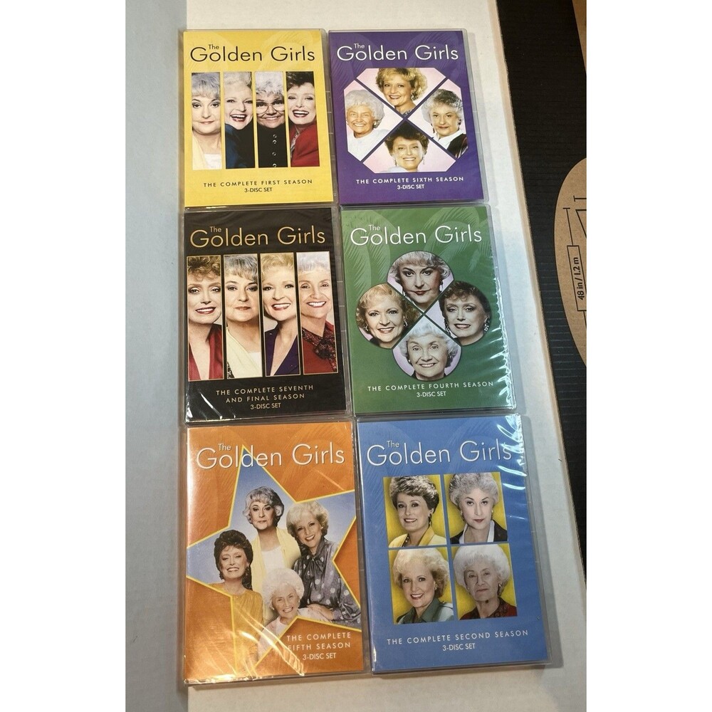 Golden Girls Seasons 1 (partial),  2, 4, 5, 6, 7  unopened/opened DVD